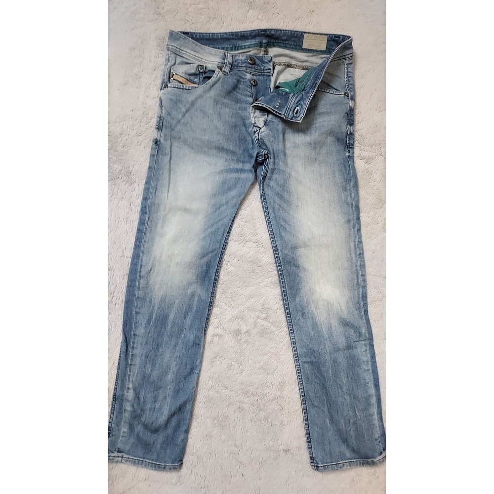 Diesel Jeans Mens 32x30 Darron Regular Slim Tapered Stretch Denim Blue 0823X